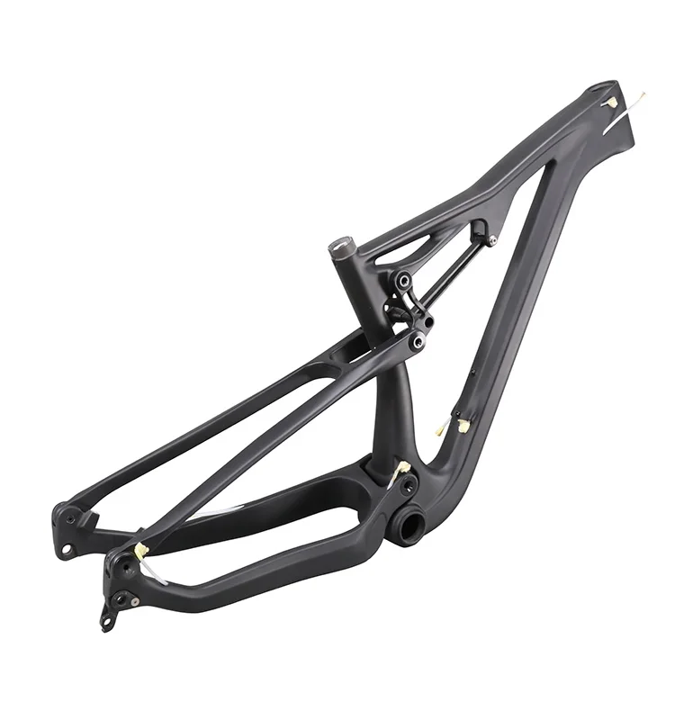 Promotional strong 29ER full suspension mountain carbon bike frame