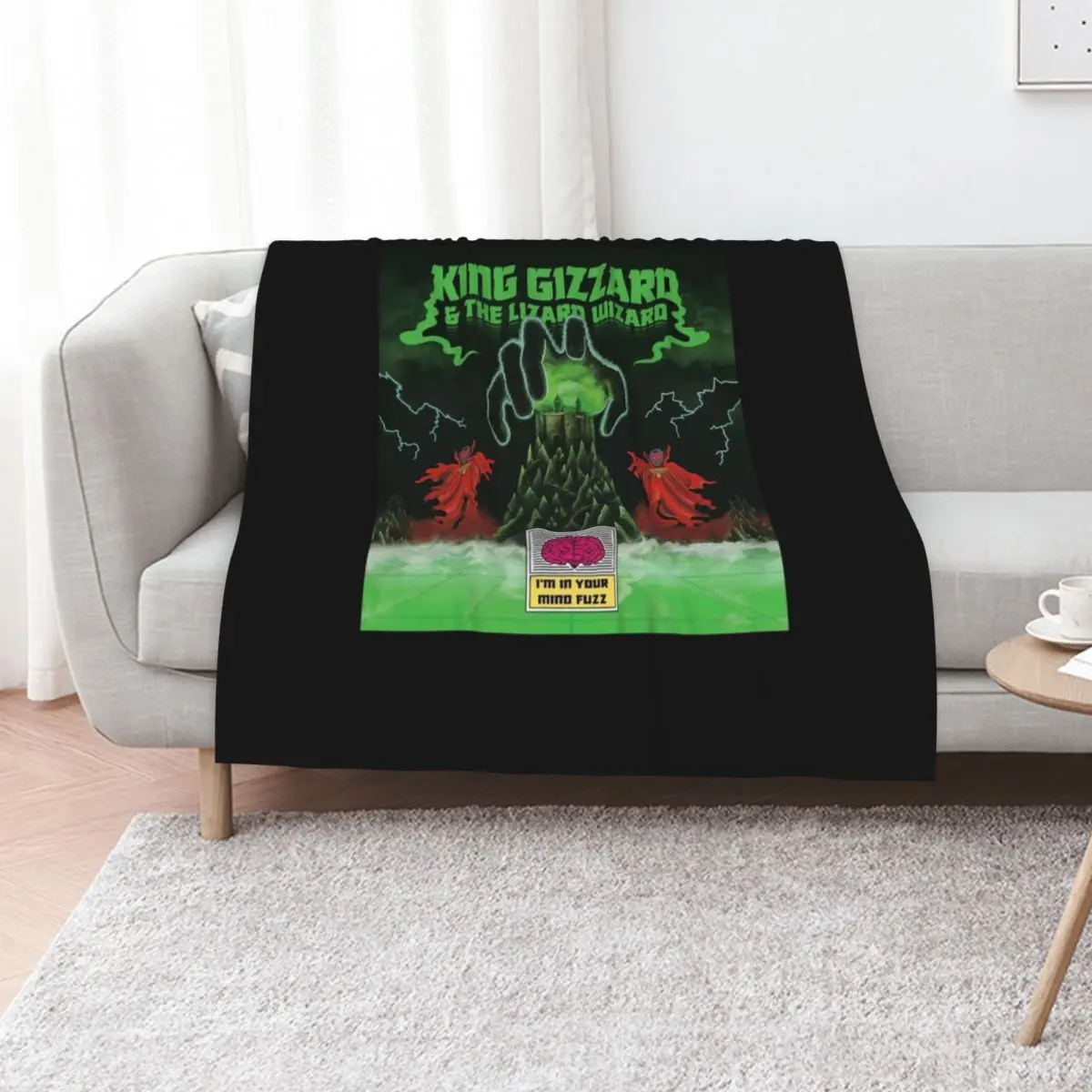 King Gizzard & the Lizard Wizard - I&x27;m in Your Mind Fuzz Classic T-Shirt Throw Blanket Soft Nap Luxury Beach Blankets