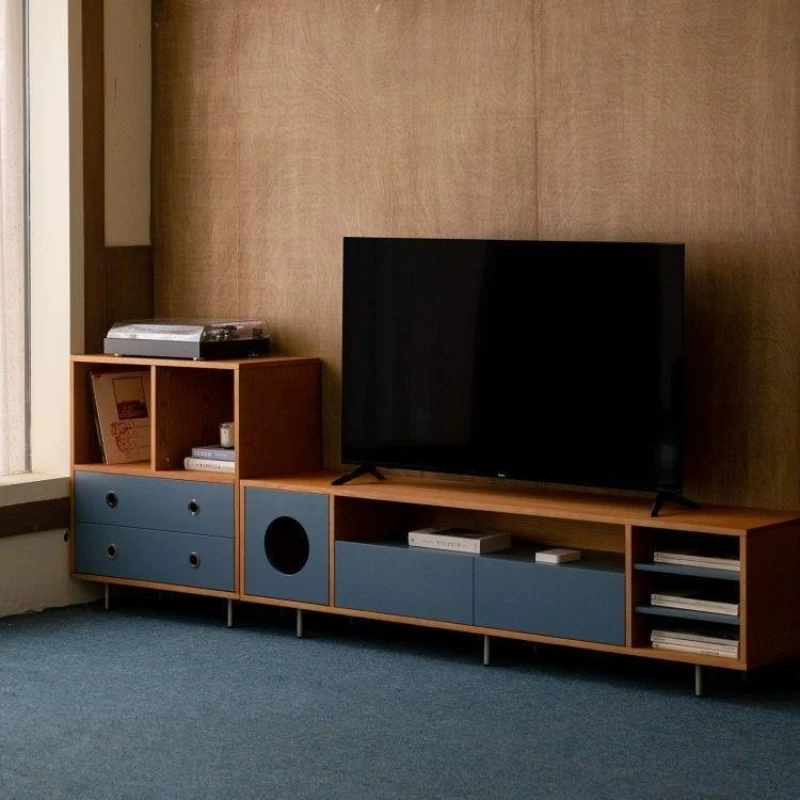 TV cabinet antique multi-functional combination cabinet display cabinet storage locker