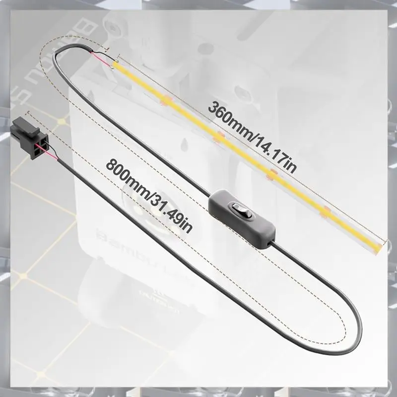 Лидер продаж-24 В комплект световой панели COB Forbambu Lab A1 Гибкий равномерный светильник с переключателем только Forbambu Lab A1, комплект световой панели 24 В COB F