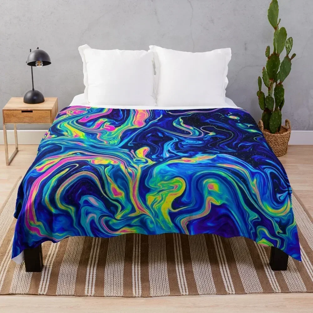 

Unreal Dividing Throw Blanket Soft Warm Blanket Gift for Men Women Adults