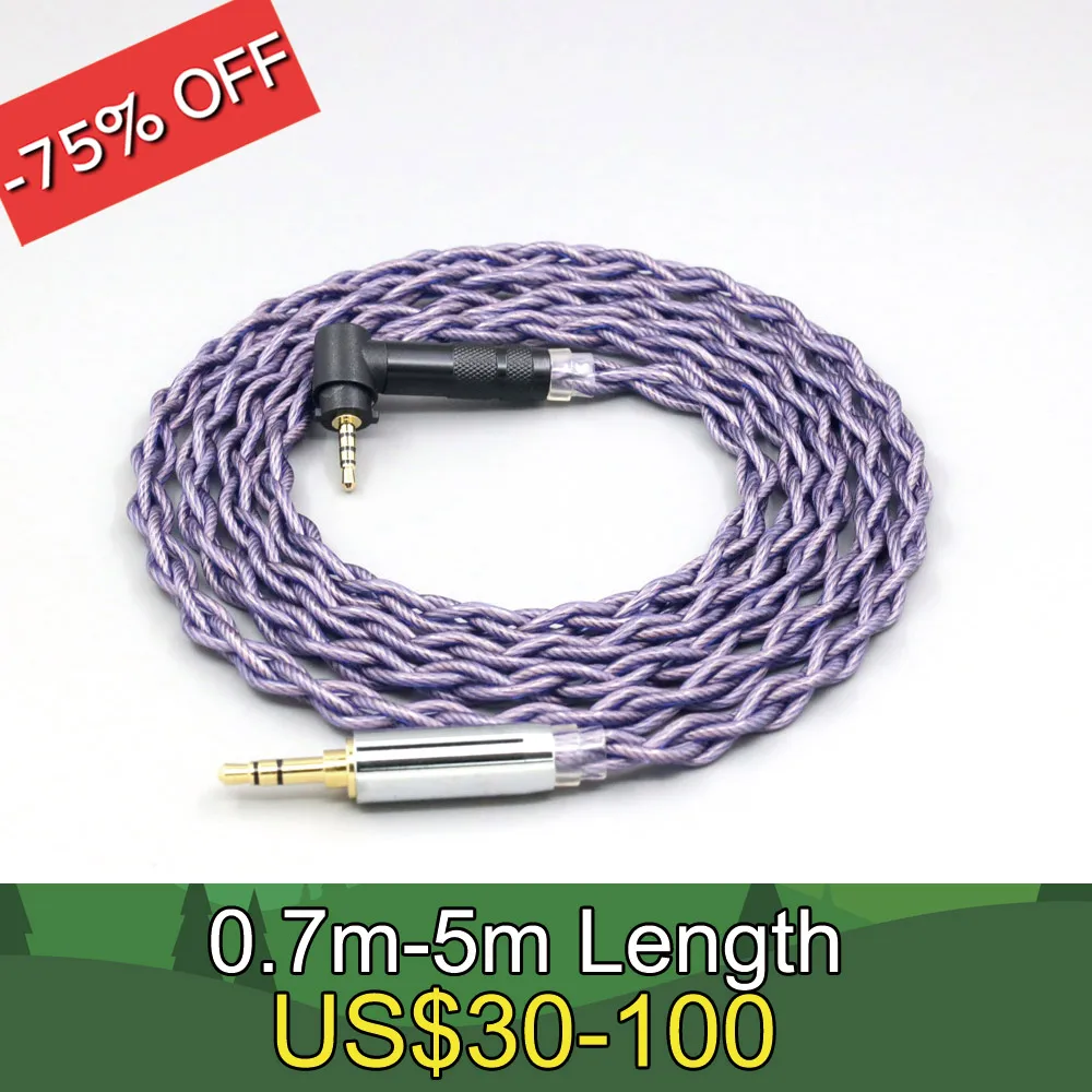 Type2 1.8mm 140 cores litz 7N OCC Cable For Fostex T50RP 50TH Anniversary RP Stereo Headphone Earphone LN008484