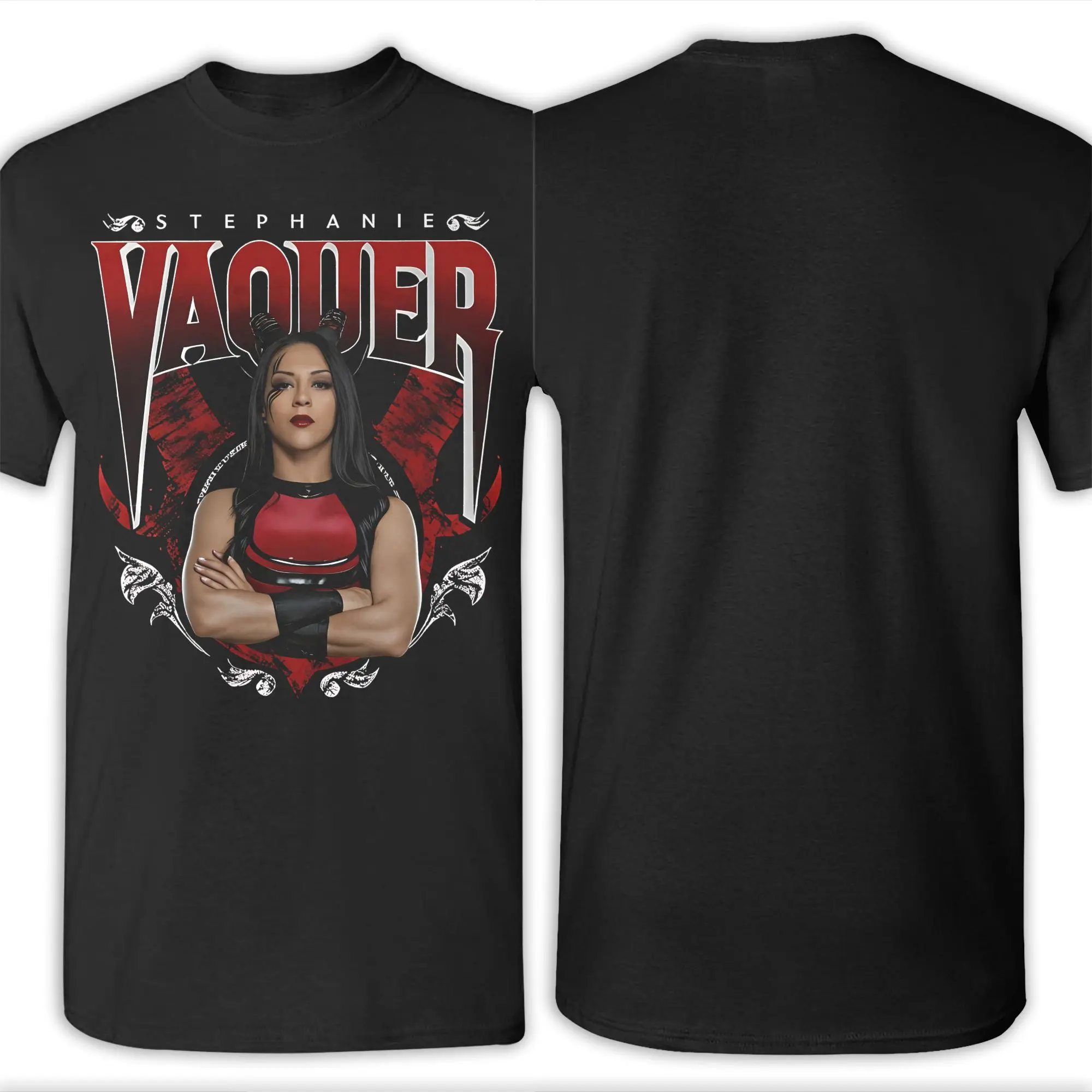 الرجال النساء ستيفاني فاكر المصارع قميص القطن الجرافيك المطبوعة تي شيرت وتتسابق الملابس #5