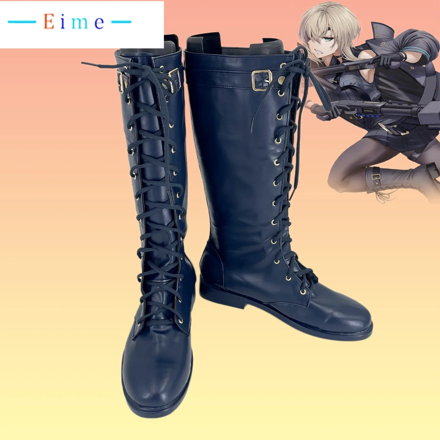 Asagiri Suou أحذية كوسبلاي للهالوين كرنفال أحذية PU أحذية أنيمي إكسسوارات لعبة الأرشيف الأزرق كوسبلاي الدعائم مصنوعة حسب الطلب