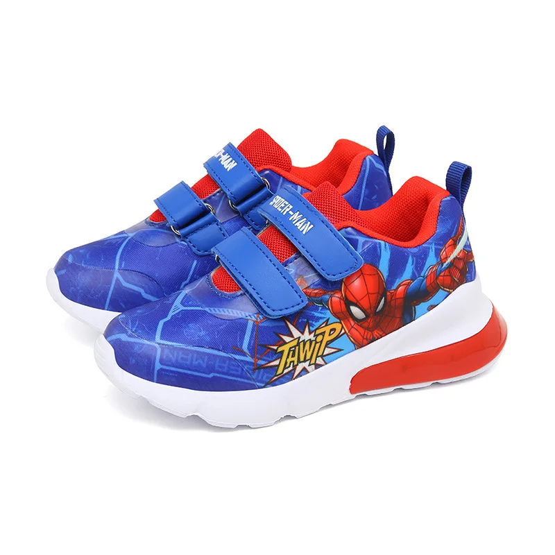 Disney cartoon boys Avenger Spider-Man cute Casual shoes soft sports shoes for kids gift EU size 26-33