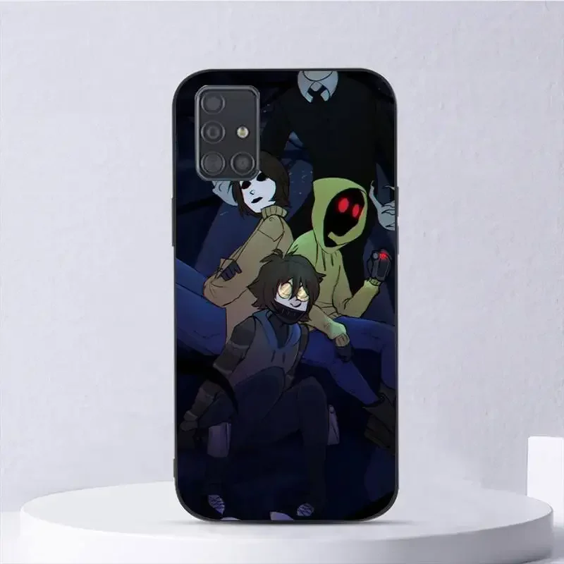 Keren Creepypasta Ticci Toby Phone Case For Samsung Galaxy A02 A12 A13 A22 A32 A41 A51 A53 A71 A73 Shell