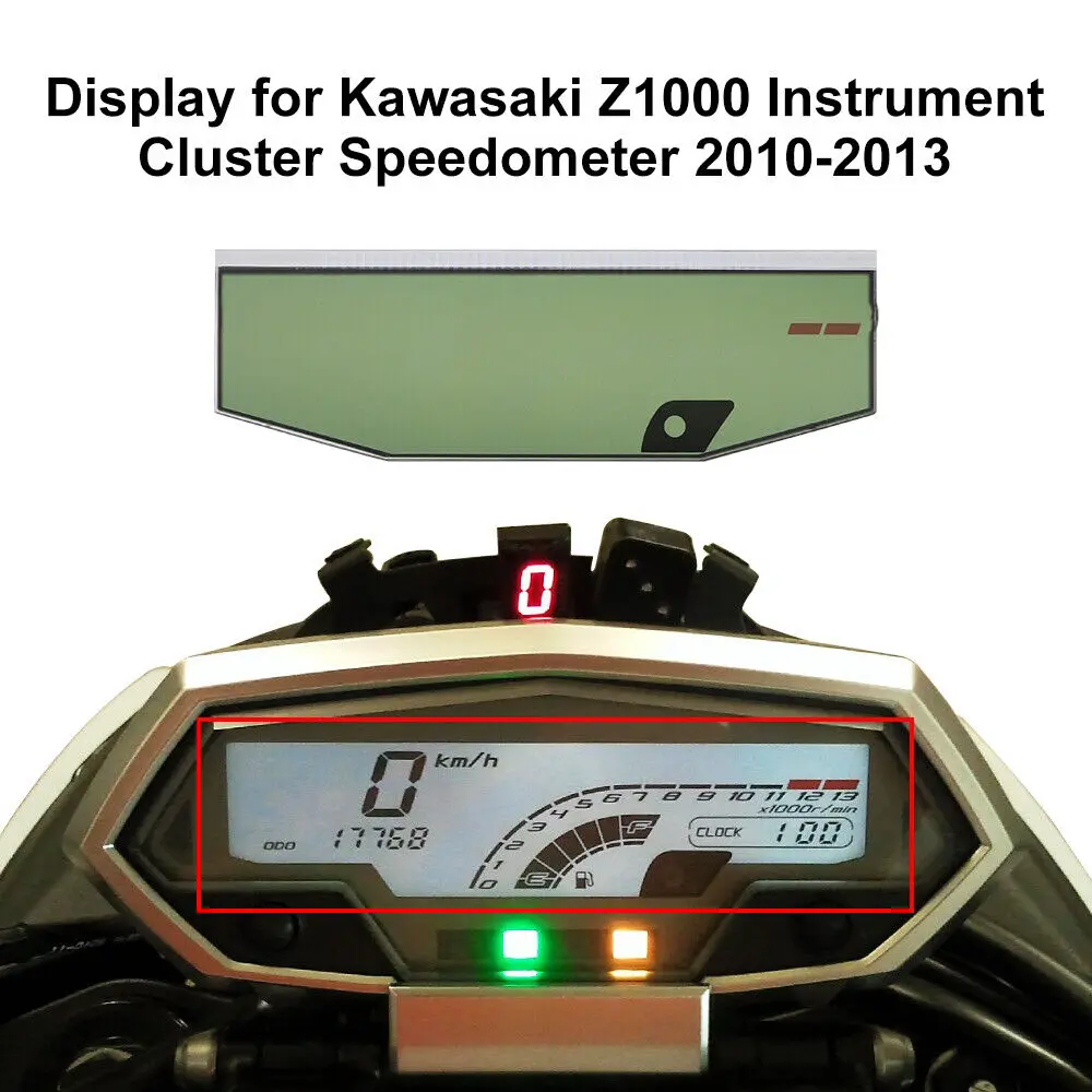 Screen LCD Display for Kawasaki Z1000 Instrument Cluster Speedometer Pixel Repair