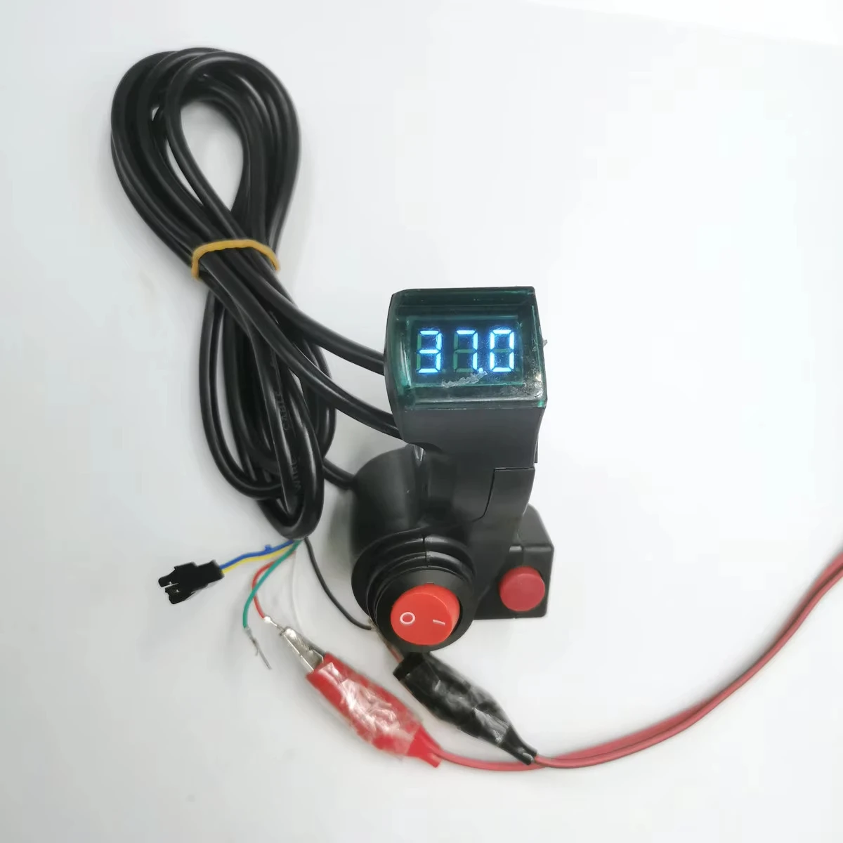 

12-100v+2 Switch Digital Display Battery Indicator For Electric Bike Accessory Scooter Part Tricycle ATV Mobility MTB Voltmeter