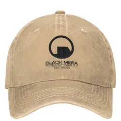 Black Mesa Halfed Game Life Denim Baseball Cap Cool Women Men Trucker Hat Spring y2k Retro Kpop Rock Sun-Proof Baseball Caps