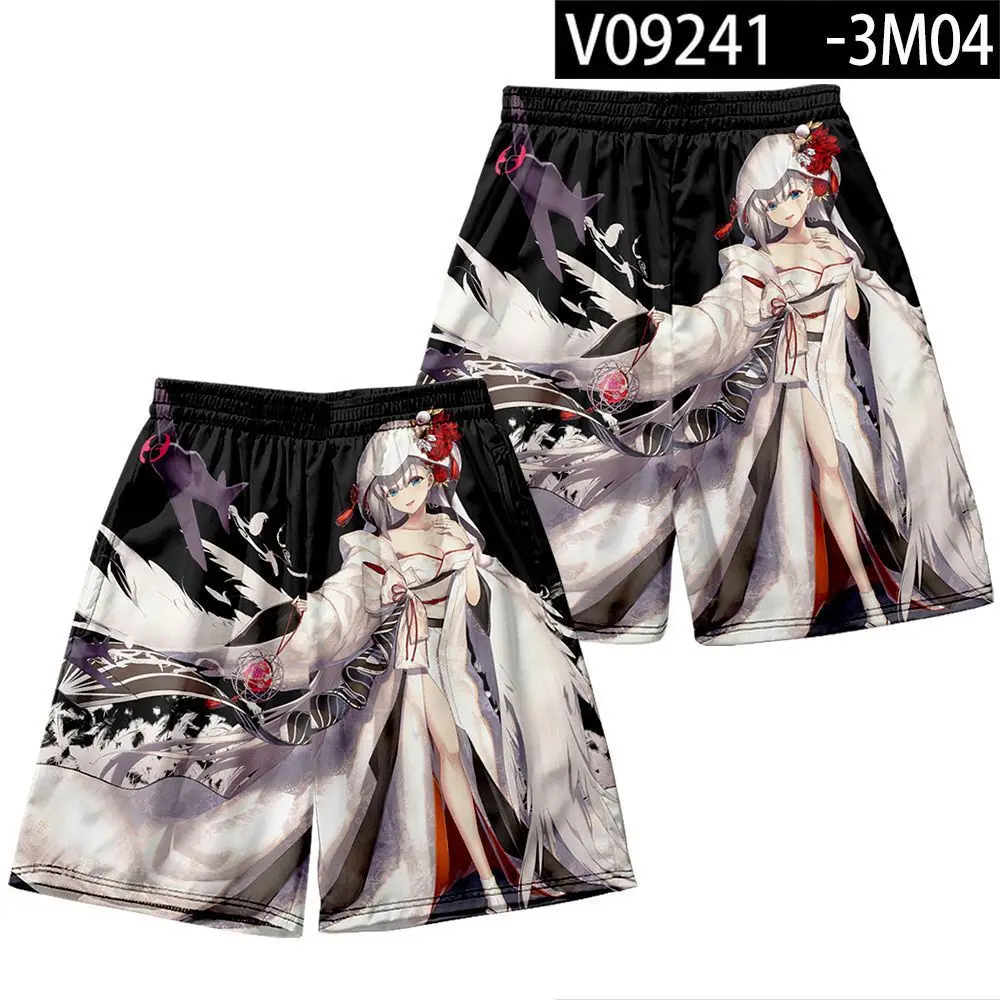 2026 جديد Azur Lane IJN Ayanami أنيمي مطبوعة السراويل الرياضية رجل الصيف سراويل نسائية التجفيف السريع تنفس الشاطئ رياضة السراويل #6