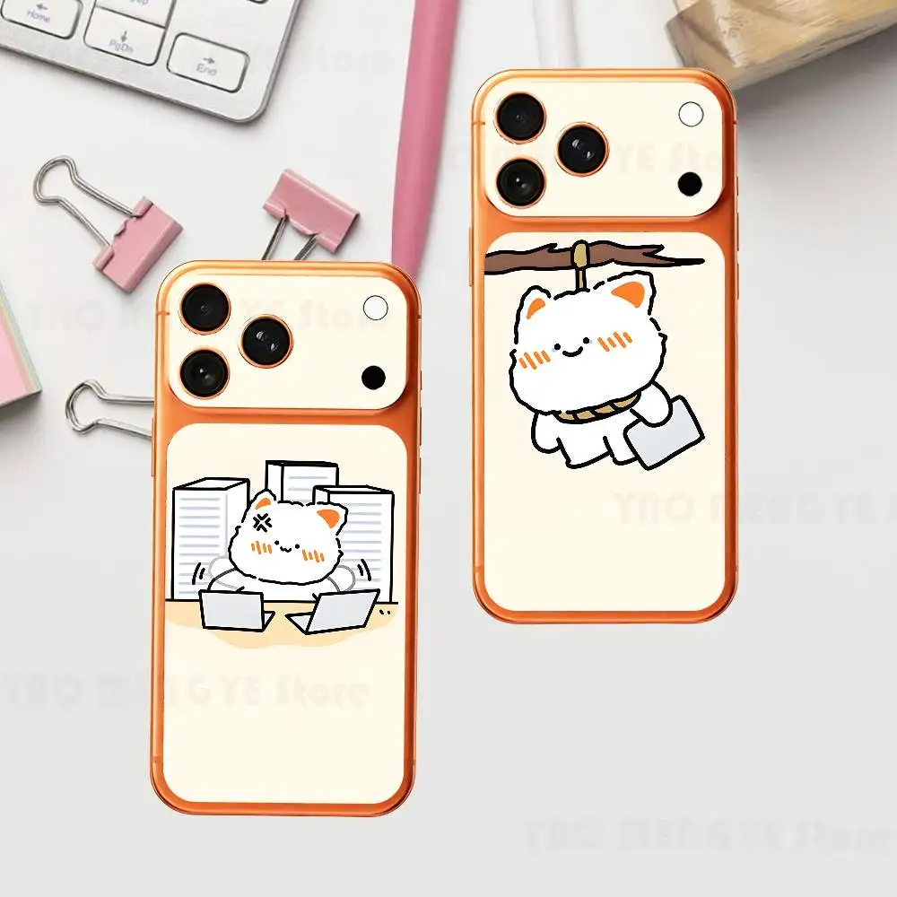 

Защитная пленка-наклейка на заднюю панель для iPhone 17 Pro/Pro Max с дизайном «Ментальное состояние работника»