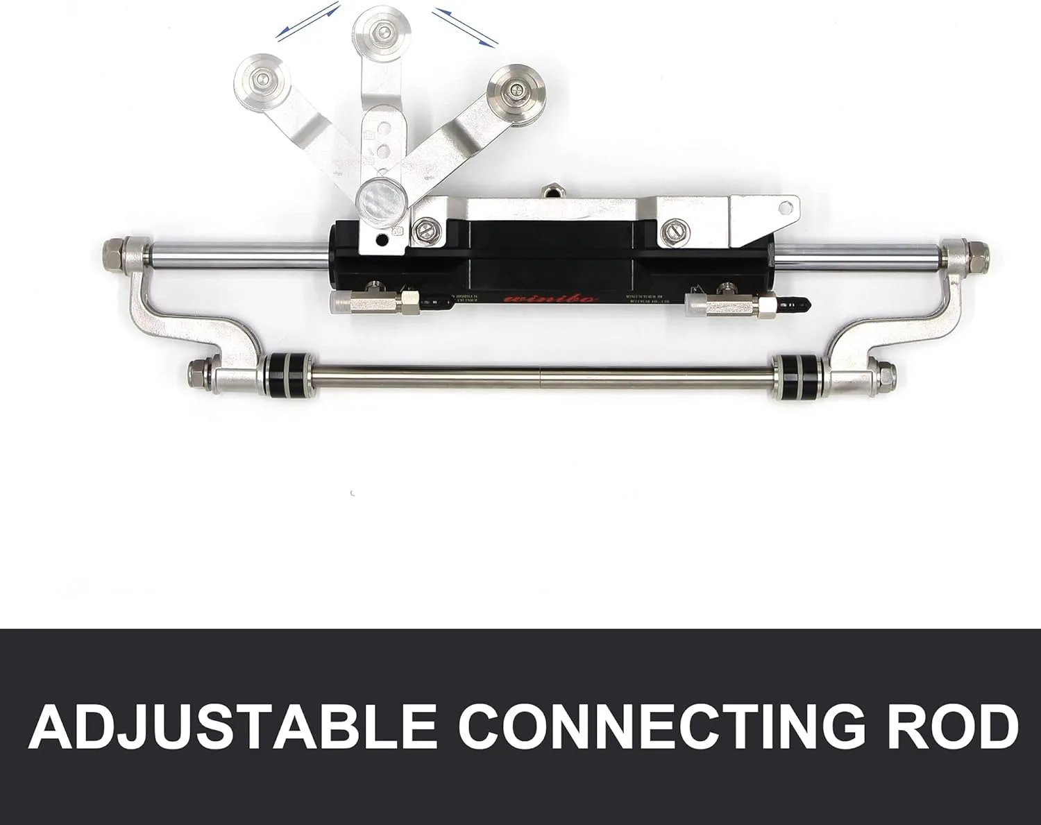 طقم توجيه هيدروليكي للمحركات الخارجية حتى 300 حصان مع مضخة خوذة وأنابيب أسطوانية للمستلزمات البحرية-ZA0350V2