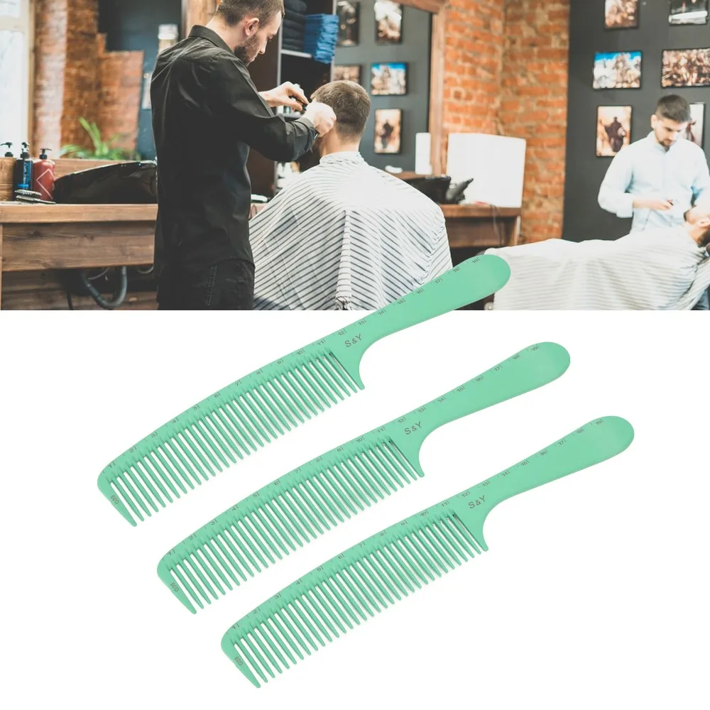3pcs Stylish Detangling Hair Comb Practical Portable Wide Tooth Comb Anti Static Technology Round Handle Hair Styling Comb