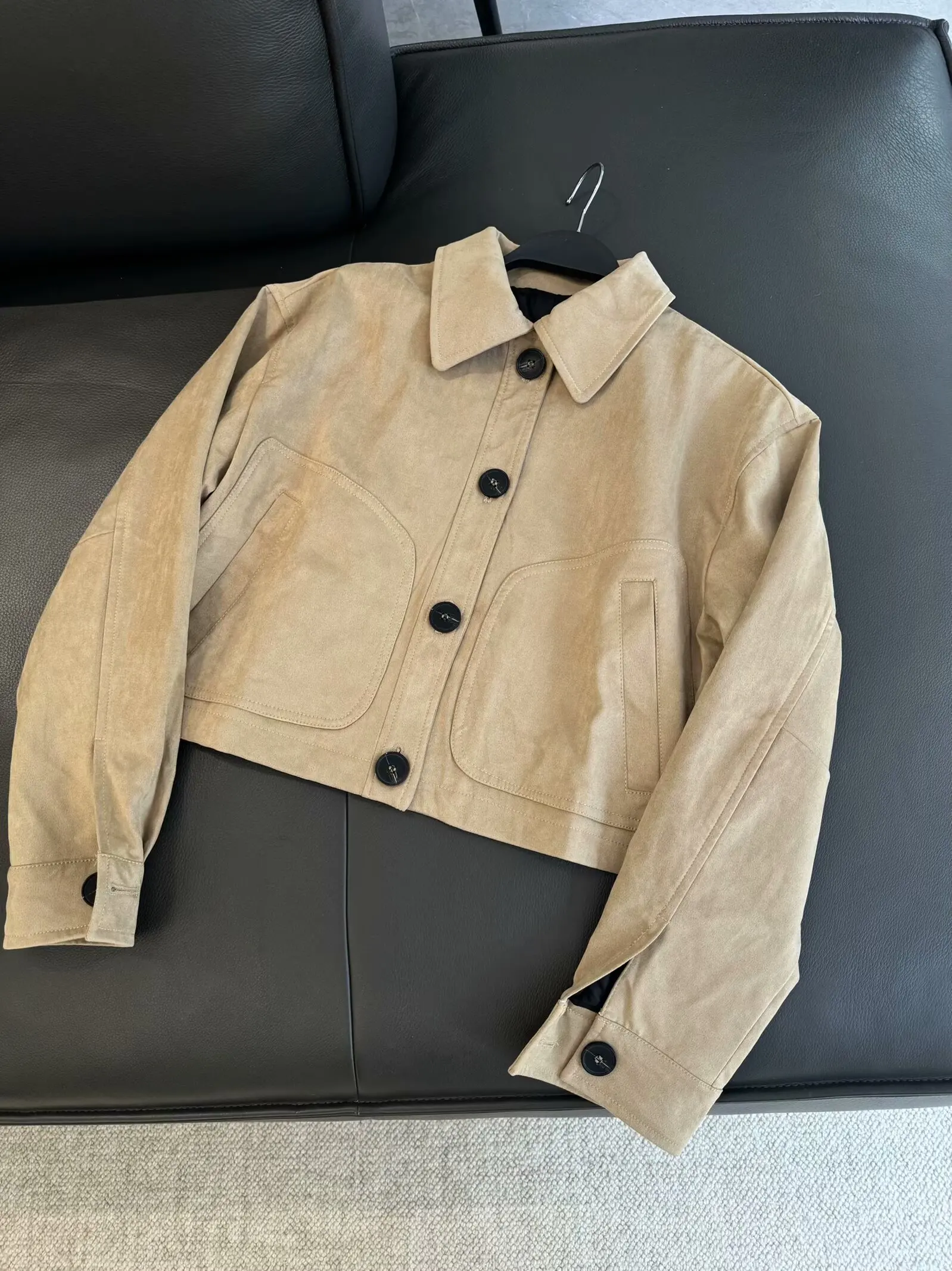 

New Women's Clothing, European And American Style, Casual Fashion, Simple And Versatile, Deer Skin Velvet Jacket, Short Jacket