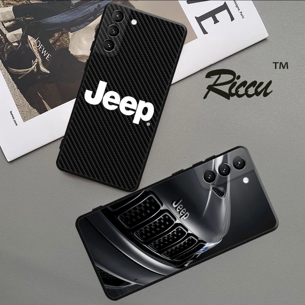 

Чехол для телефона JEEP-ER для Samsung Galaxy S25 S24 plus S5Ultra S22 23 FE 21 A16 5G A36 A55 A54 A53, черный чехол
