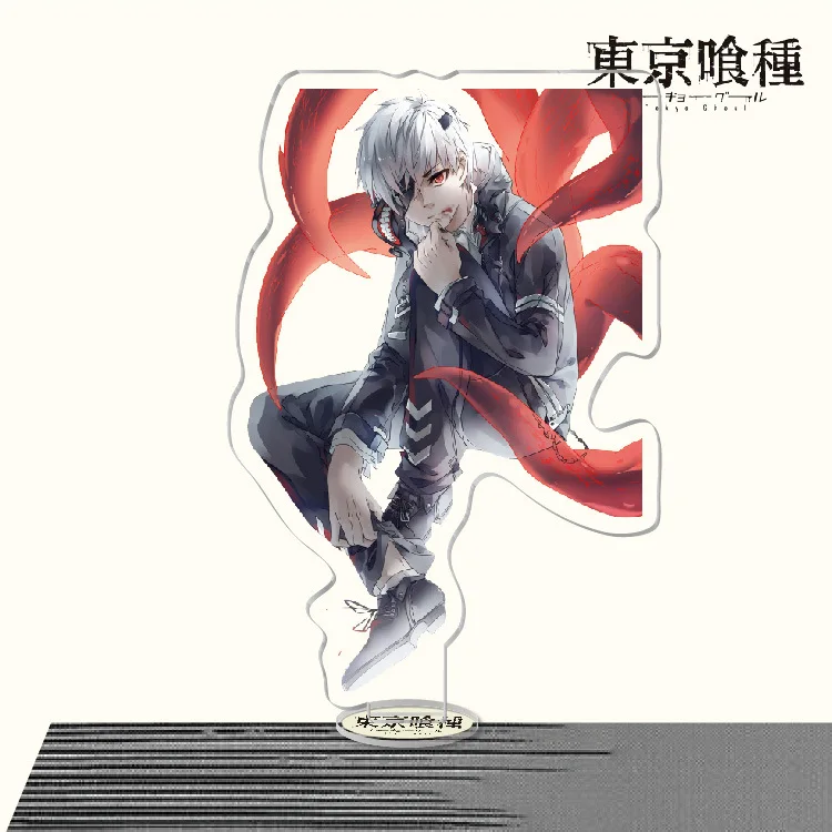 15CM Anime Tokyo Ghoul Figures Kaneki Ken Cosplay Acrylic Stand Model Plate Desk Decor Standing Sign Prop Fans Christmas Gifts