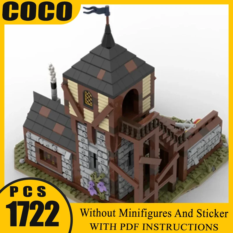 

Moc Building Blocks Archers' Range Of The Ancient Century Technical Bricks DIY Assembly Construction Toy For Childr Holiday Gift