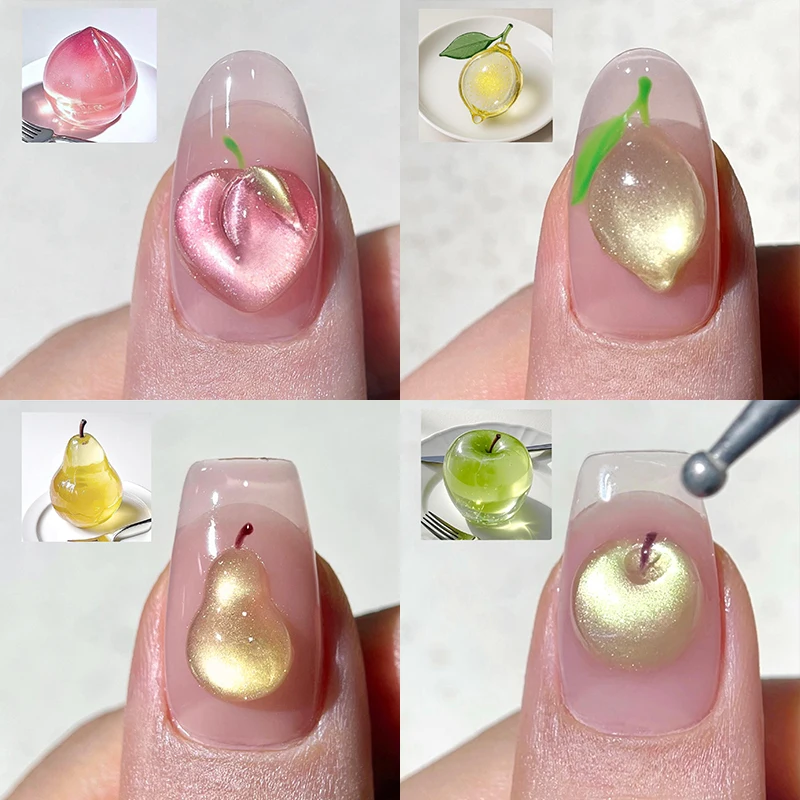 

NICOLE DIARY Non Stick Hand Extension Nail Gel Clear 3D Carving Molding Glue Soak Off Construction UV Gel Vernish
