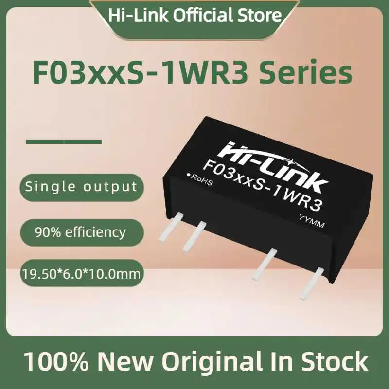 

10pcs/lot 1W 3.3V/5V/12V/15V/24V Single Output F0305S-1WR3 F0312S-1WR3 1W DC DC Power Supplies F0324S-1WR3 Intelligent Module