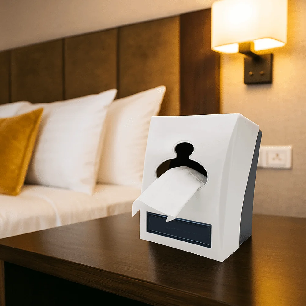 

Creative Multi-Functional Napkin Holder Plastic Non-slip Toothpick Box Stable Tissue Dispenser Commercial Setting