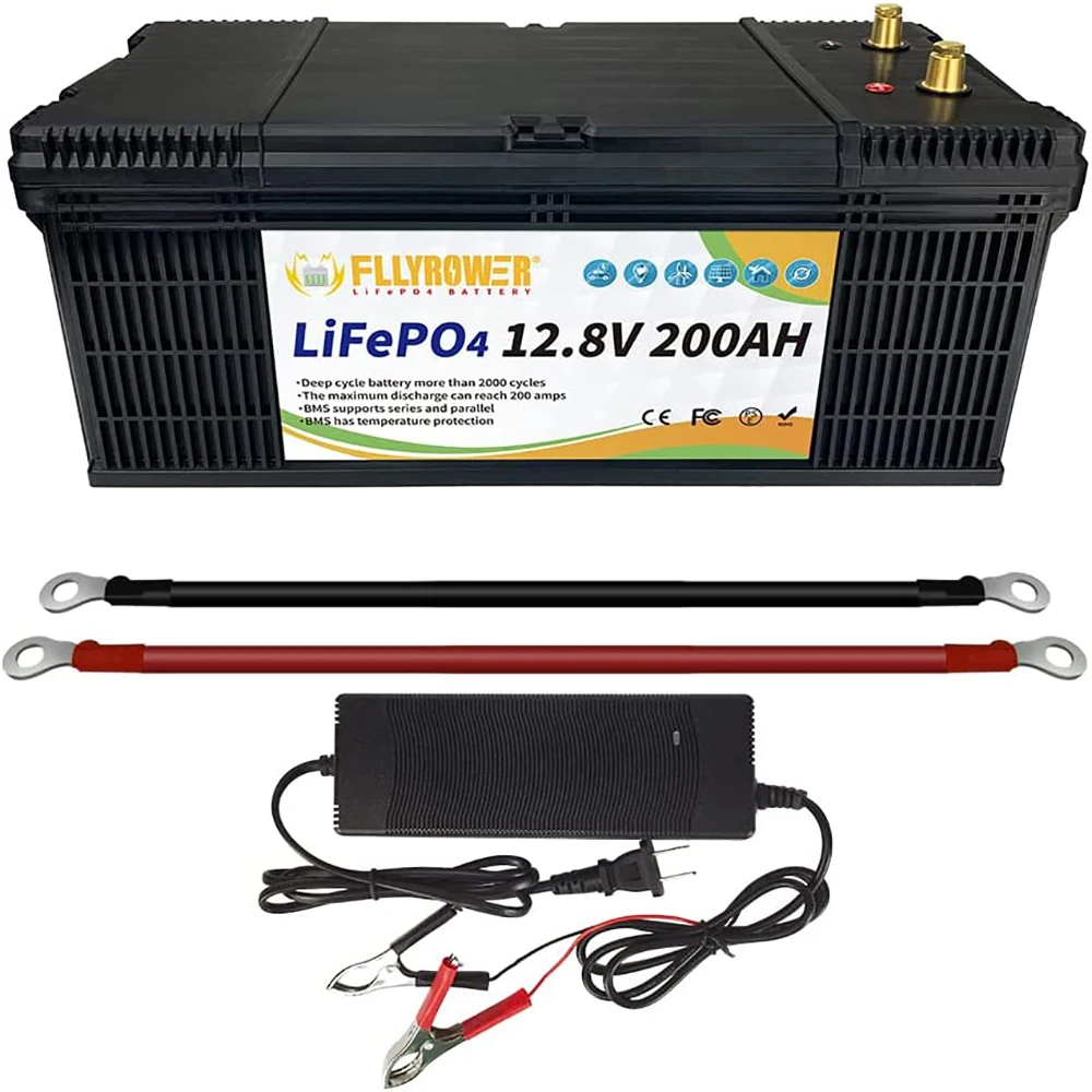 DHL Free Iron Phosphate Energy Storage Battery 12.8V 80Ah 100Ah 120Ah 200Ah 320Ah LiFePO4 Battery Pack With BMS