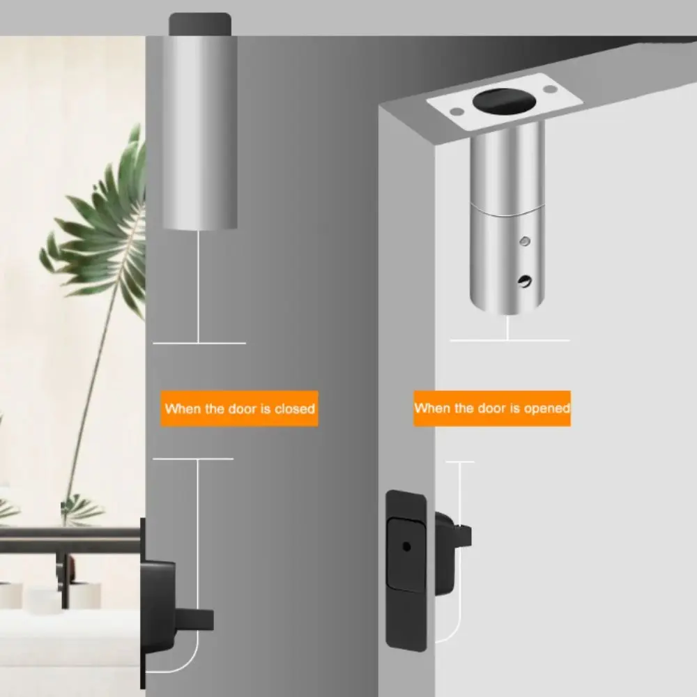 

Магнитный автоматический невидимый замок с функцией открывания нажатием, бесшумная работа, скрытый замок, защита от кражи, открытие одним нажатием