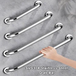 Stainless Steel Grab Bar Shower Bathroom Handle Stairway Handrail Toilet Handles Towels Rail Towel Rack Safety Grip Wall Handbar