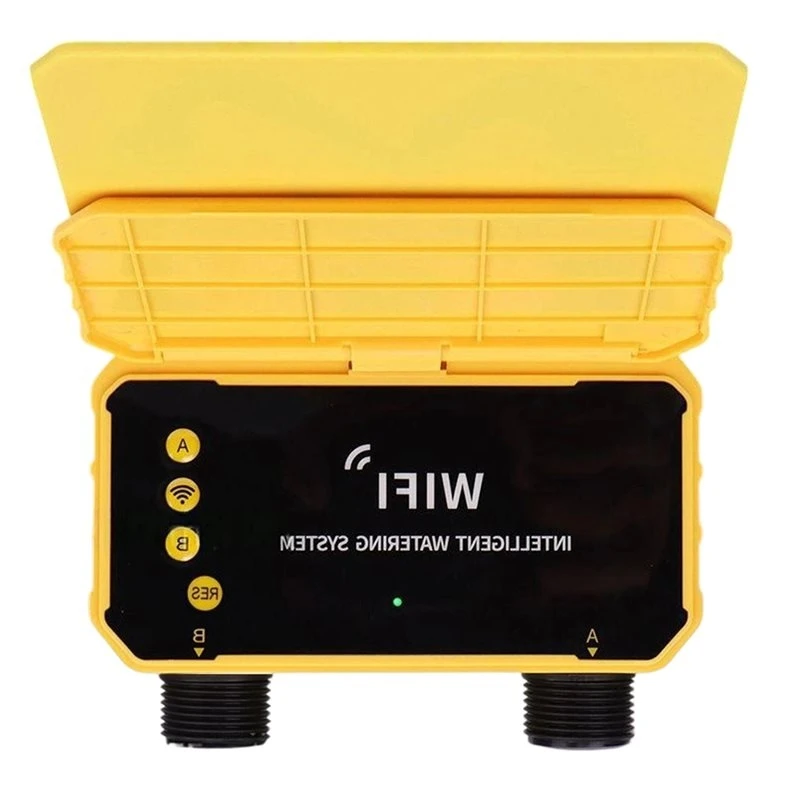A36T-Solar Powered Wifi Smart Plastic Watering Timer Automatic Irrigation Sprinkler Garden Lawn Greenhouse 1 Water