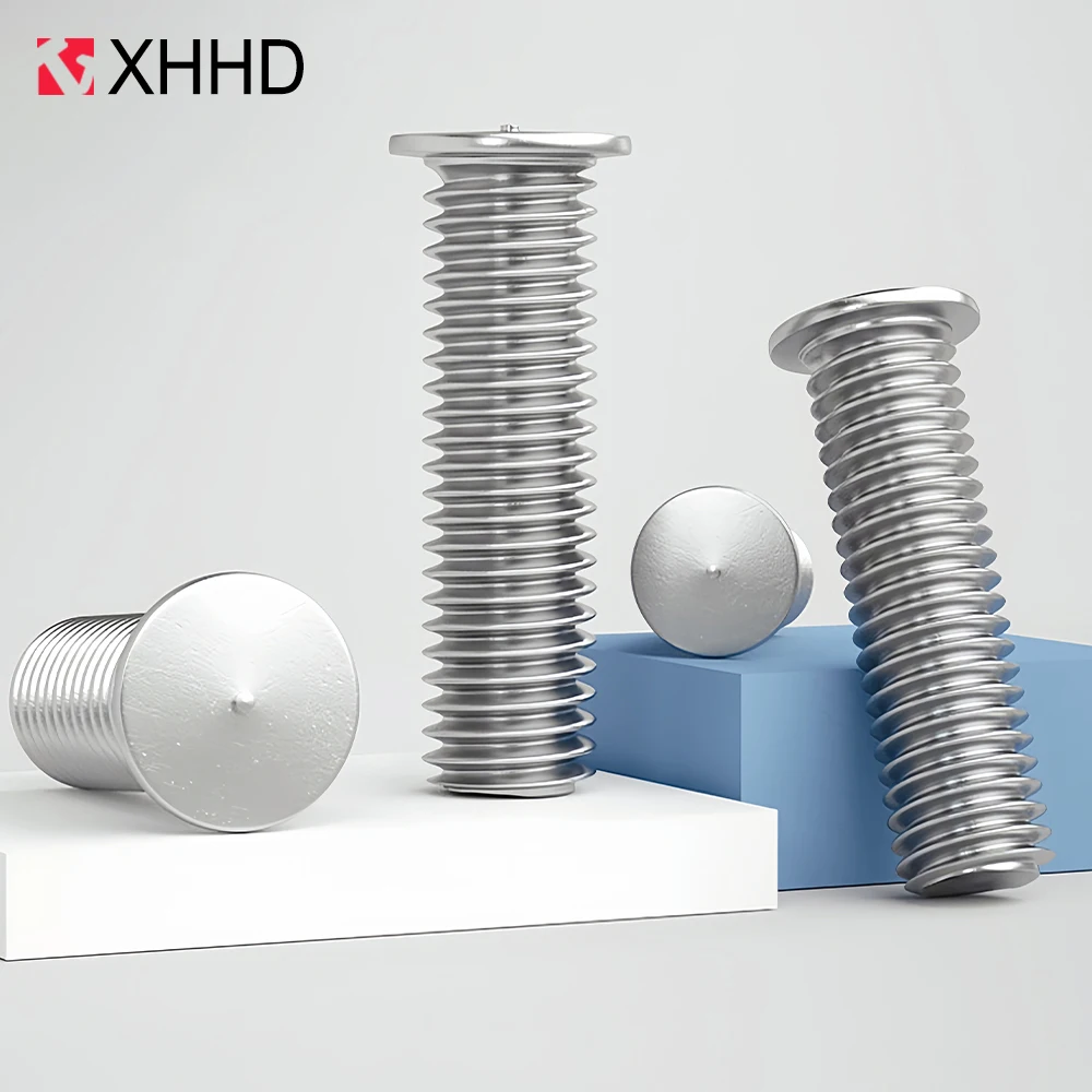 10-50pcs Stainless Steel 304 Spot Welding Screws M3 M4 M5 M6 M8 Weld Studs For Capacitor Discharge Projection Welding Screws