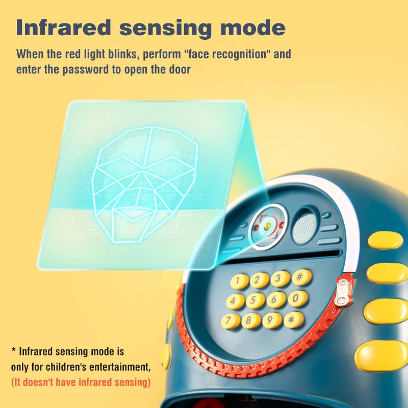 Money Box Piggy Bank Aerospace Schoolbag Toys for Kids Creative Electronic Coin Boxes Cash Safe Saving Birthday Party Child Gift