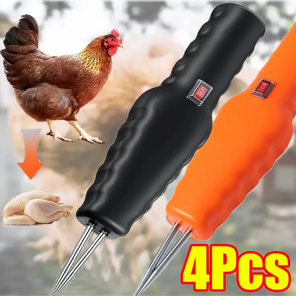 1-4 Unidades Desplumadora Eléctrica Rápida Portátil para Aves de Corral, Extractor de Plumas para Gansos, Patos, Pájaros, Pavos, Animales de Granja y Cocina