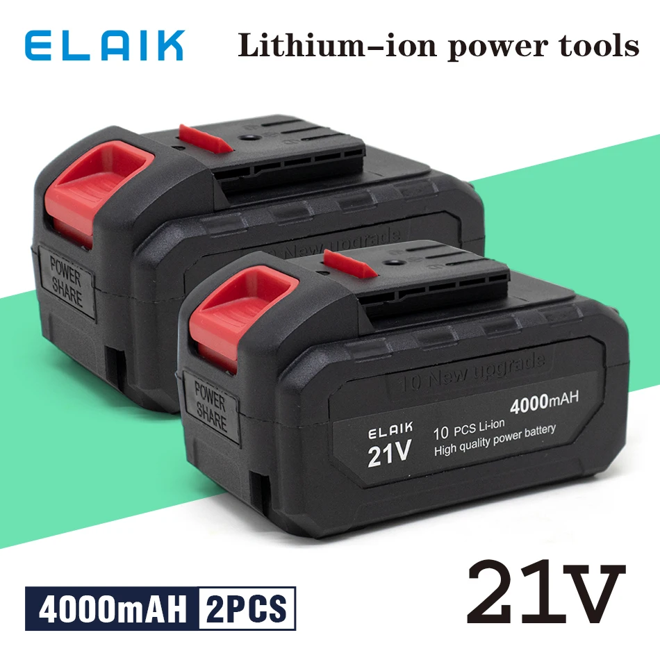 18V21V 2000mAh 2A4A6A10A14A Suitable for Dayi power tools Electric screwdriver Electric drill Large capacity lithium ion battery