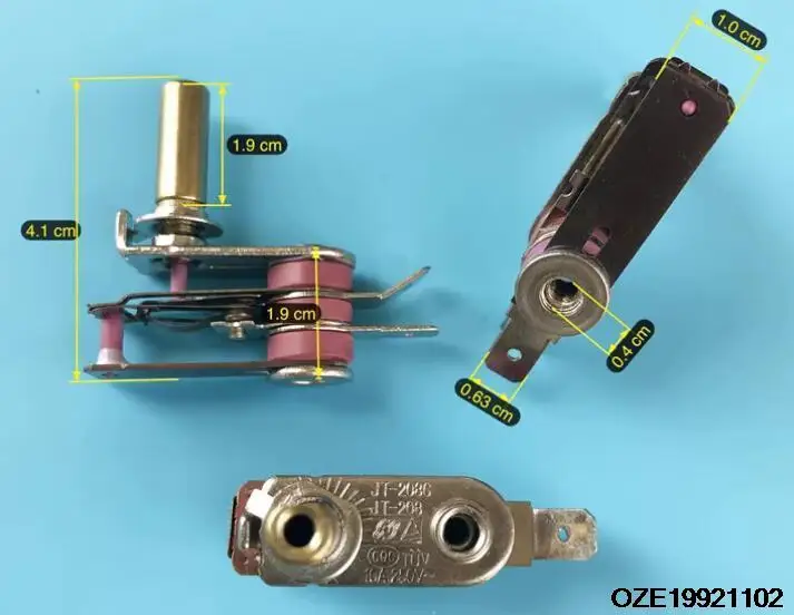 Regolatore di temperatura dell\'albero D-JT-208C interruttore di potenza di fuoco 250V 10A-accessorio essenziale per il controllo della temperatura