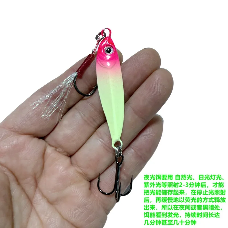 Angelköder, langsam schüttelnder Jigbait, 14 g, 20 g, Metallvorrichtungen, Drift-Down, sinkende Kunstköder, bunte Anziehungskraft, Makrele, harter Köder – Detail 3