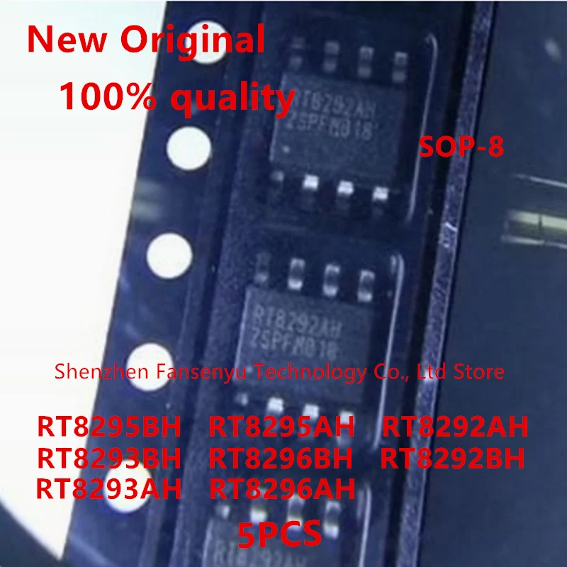 

(5piece) 100% New RT8292AH RT8292BH RT8293AH RT8293BH RT8295AH RT8295BH RT8296AH RT8296BH ZSP RT8292AHZSP RT8296AHZSP sop8