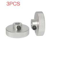 1/3PCS LINK CNC nema17 hand wheel aluminum NEMA17/23 stepper motor hand wheel jog knob 5/6.35/8/14mm bore size
