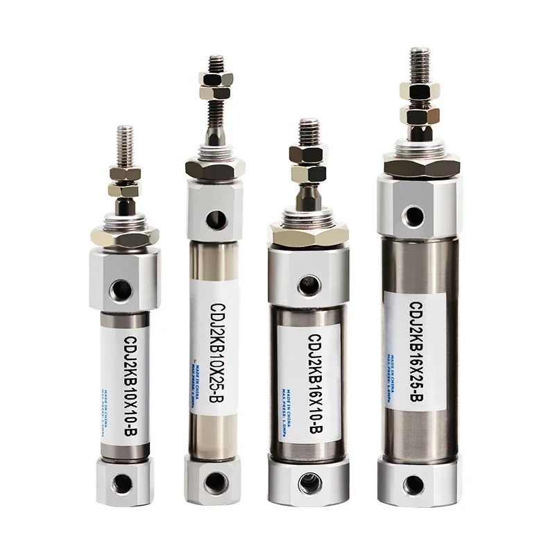 

High-Quality CDJ2KB10/16-10X15X20X25X50X75X100X200Z-B Hexagonal Piston Rod Anti-Rotation Stainless Steel Small Mini Cylinder