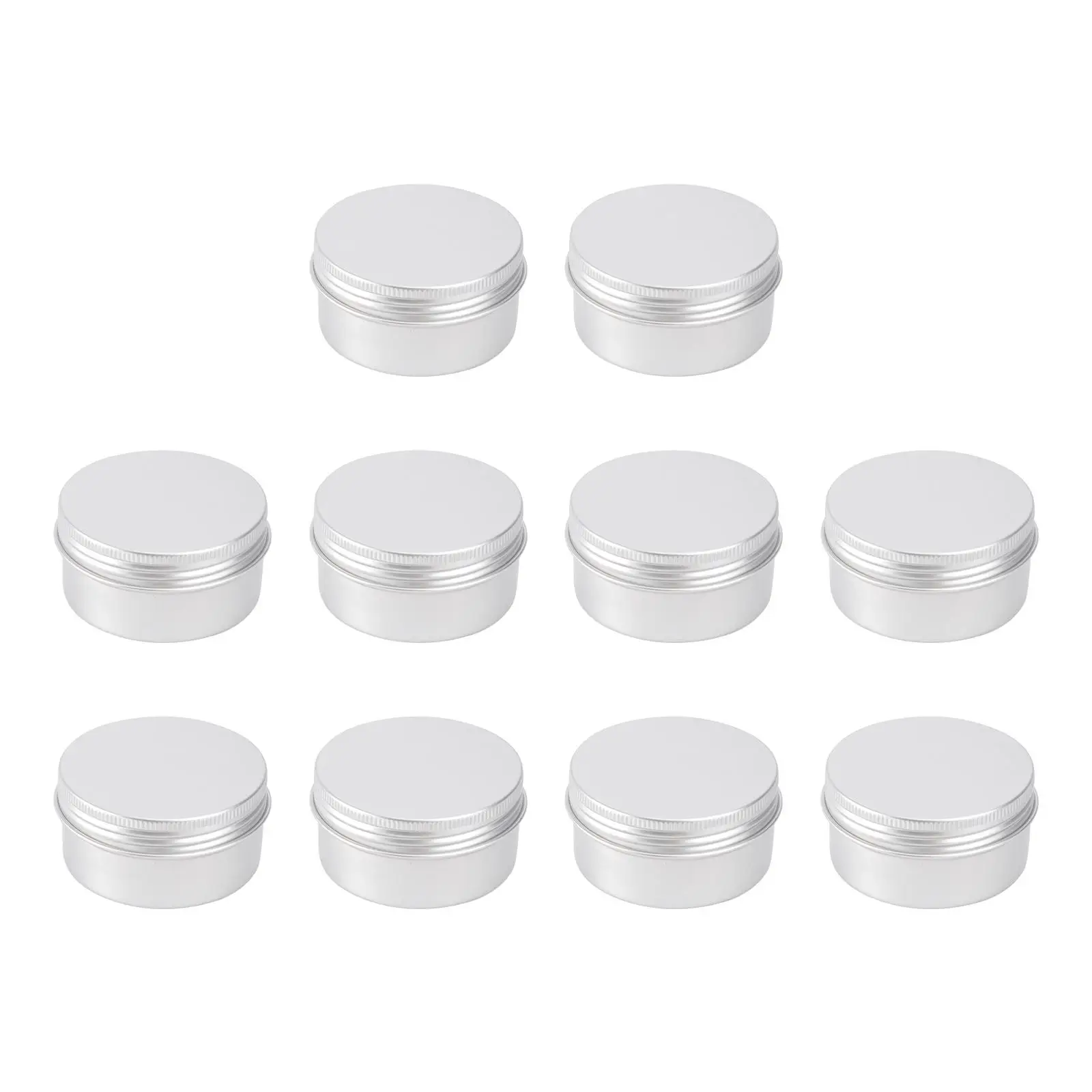 

10pcs Mini Aluminium Boxes Cosmetics Containers Ointment Boxes Cream Travel Bottles Toiletry Portable Storage Solutions Makeup