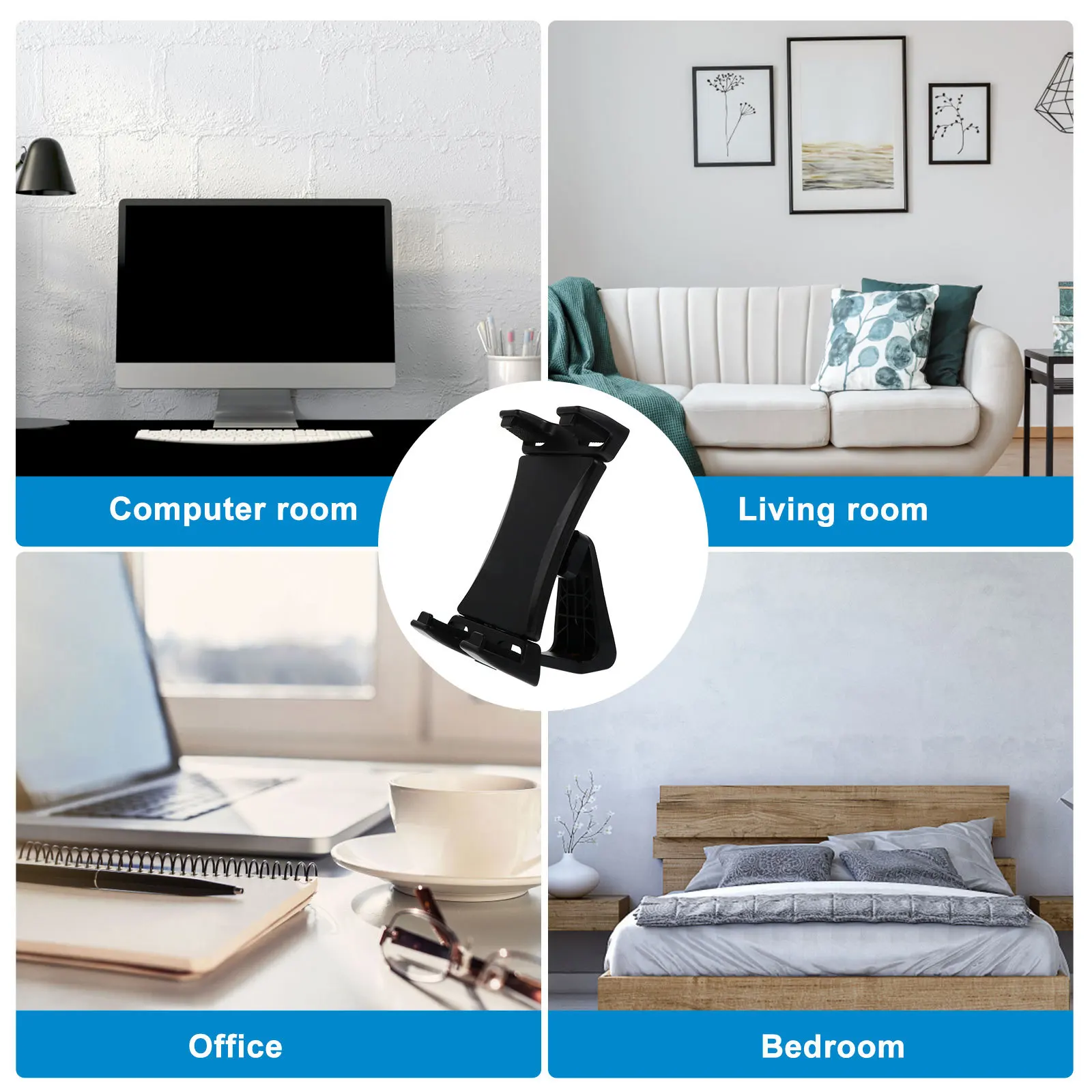 

Универсальный вращающийся держатель для телефона и планшета, пластиковая подставка, 360-градусный кронштейн для телефона, простая установка для штатива с палкой для селфи