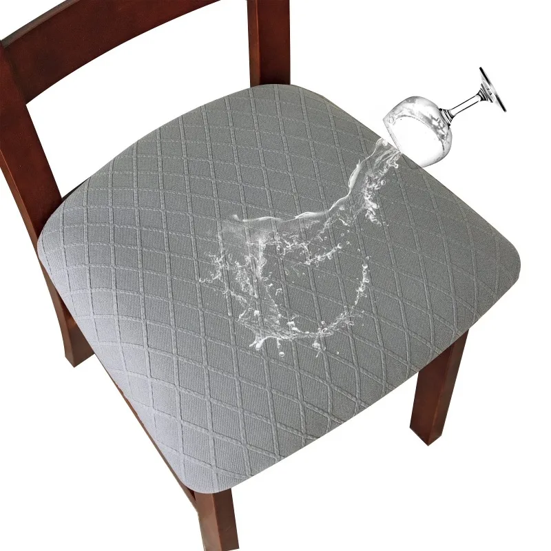 Universeller Stretch-Stuhlbezug, wasserdicht, elastisch, Sitzschutz für Zuhause, Esszimmer, maschinenwaschbar und Stoffdekoration