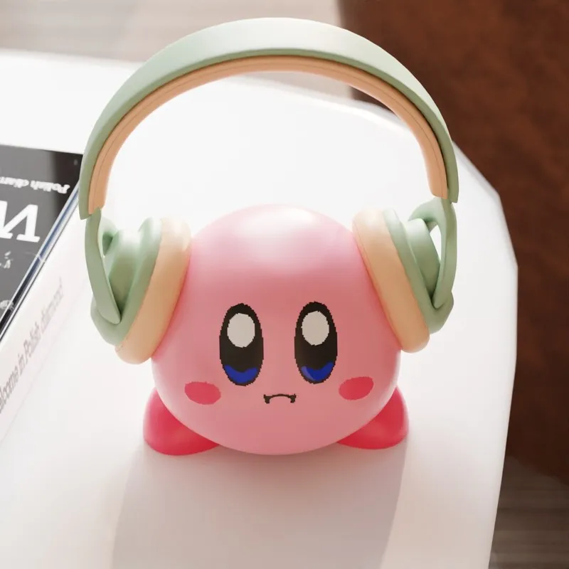 MSKA Headphone Stand Kirby Cute Cartoon Creative Desktop Figurine Ornament For Home Office Desk Decoration Accessories view 5
