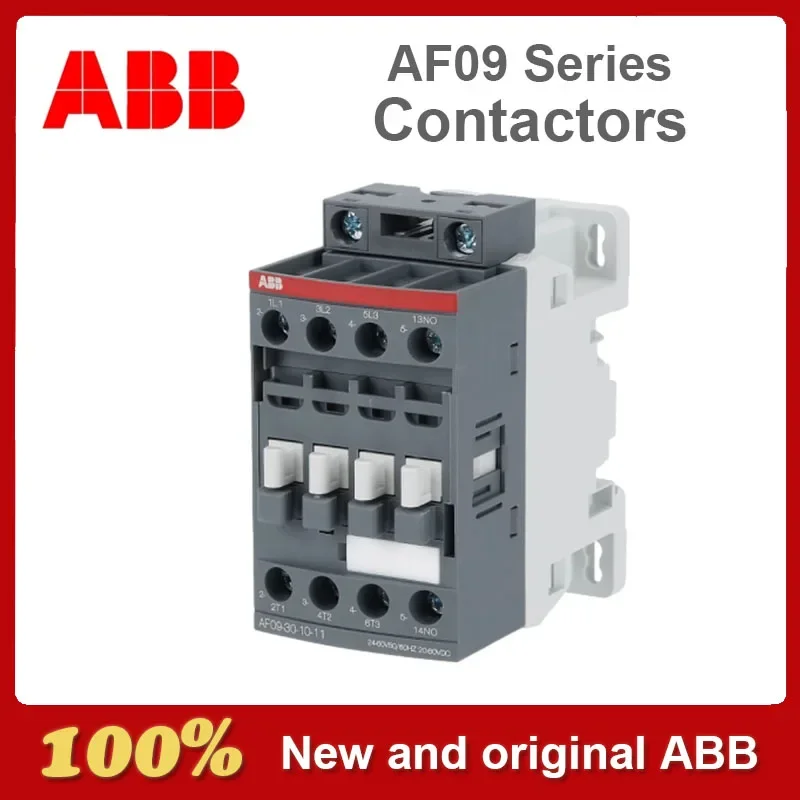 Original ABB AX09 Series Contactor 24-60V AC/DC AF80-30-00 AF95-30-11 AF116-30-11 AF140-30-11 AF190-30-11 AF205-30-11