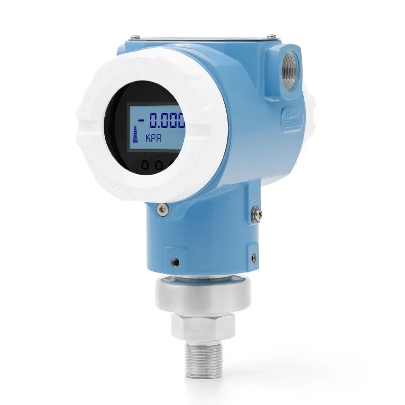 LEFOO 4~20mA Industrial antiexplosion Hart Differential Pressure Transmitter pressure sensor with display