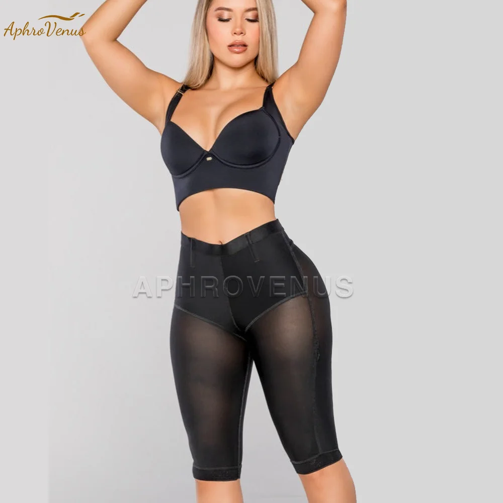 Fajas Colombianas Seamless Mid Waist Butt Lifter Pants Shapewear Women Tummy Control Body Shaper Hip Enhancer Slimming Underwear