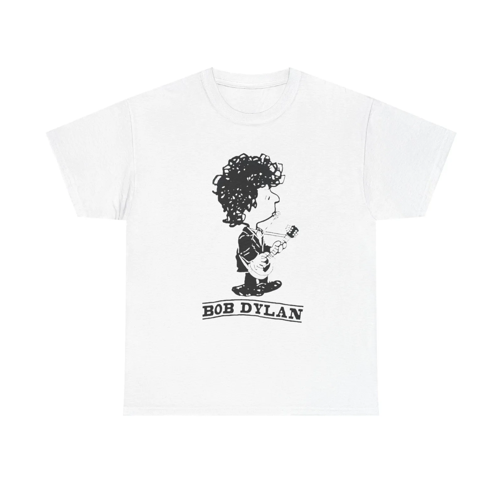 Camiseta gráfica Bob Dylan Vintage Rock Blue Grass Retro Unisex Camiseta de algodón pesado