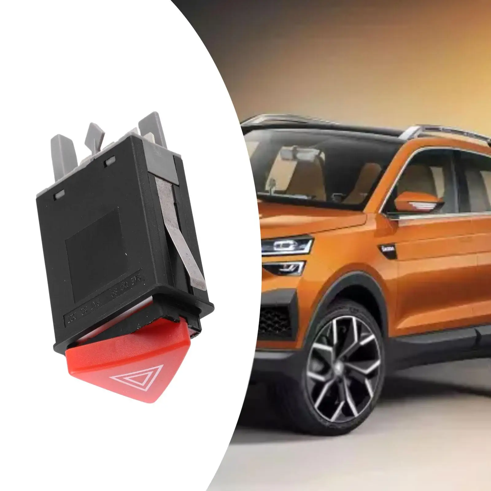 

1U0953235B Hazard Lighting Switch, Button Hazard Warning Light Emergency Flasher Switch