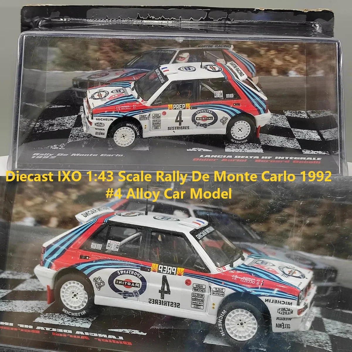 Modelo a Escala 1:43 de IXO, Rally de Montecarlo 1992 # Modelo de Coche de Aleación 4