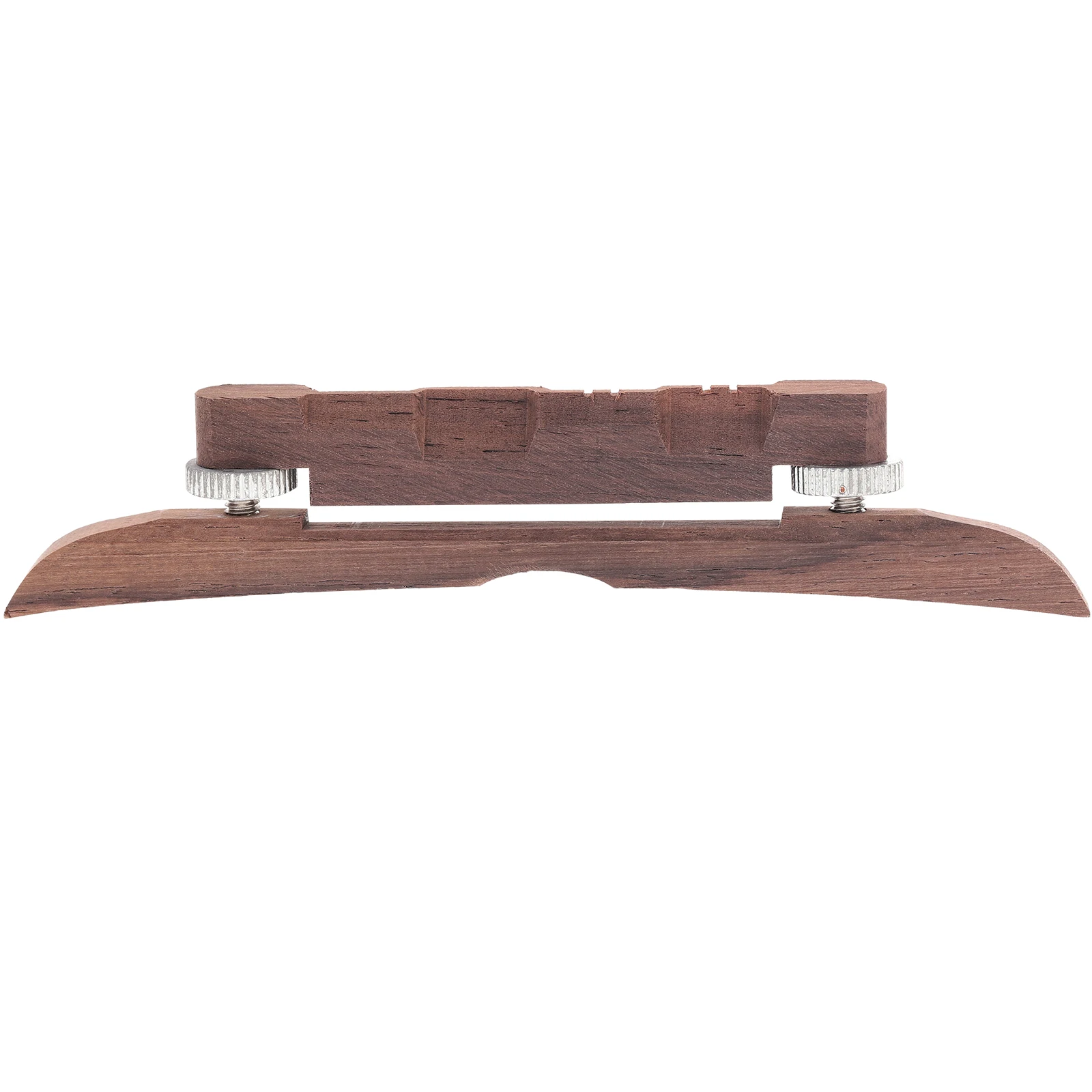 

Adjustable Mandolin Bridge Ebony Wood Height Adjustable Two Footed Fit Arched Top Mandolin Guitar Parts Accessories