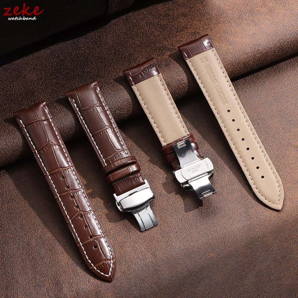 Genuine Cowhide Watch Straps with Box