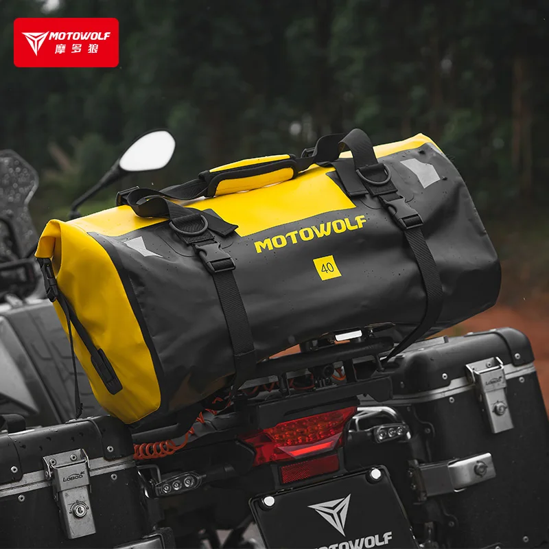 

Motorcycle Riding Waterproof Helmet Bag Motorcycle Travel Bag Rider Gear Rally Rear Tail Bag Luggage Bag Hanging Bag Backpack